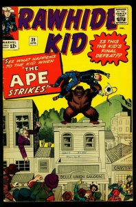 Rawhide Kid #39 1964- Marvel Western- Jack Kirby- VG/FN 