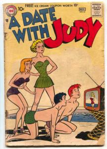 Date With Judy #61 1957- Swimsuit cover G