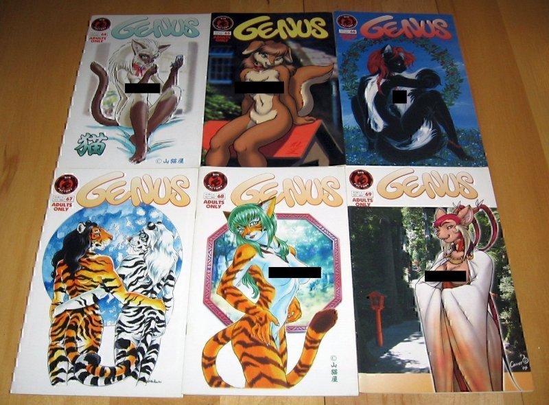 Huge Genus bundle, from Radio ComixSin Factory. 45 issue Furry comics.