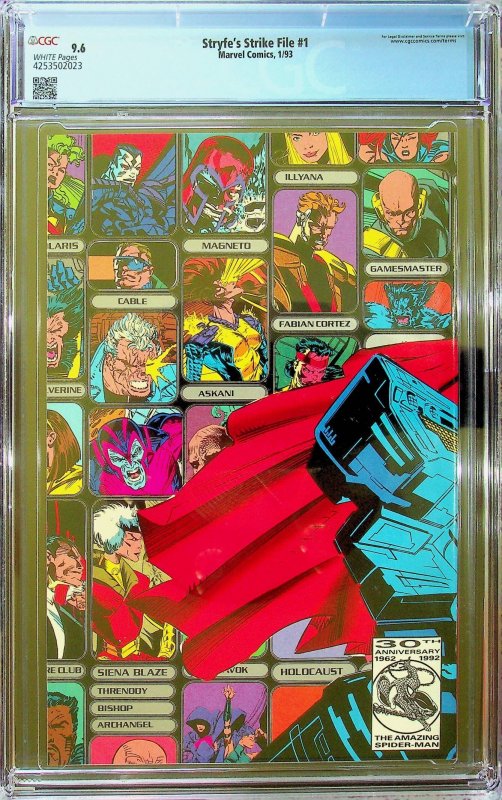 Stryfe's Strike File #1 (1993) - CGC 9.6 - Cert#4253502023