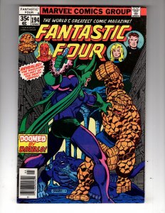 Fantastic Four #194 (1978) DIABLO Appearance ~ Bronze MARVEL / ID#22