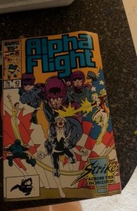 Alpha Flight #43 Direct Edition (1987) Alpha Flight 