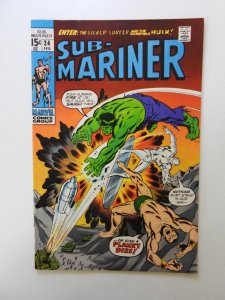 Sub-Mariner #34 (1971) FN/VF condition