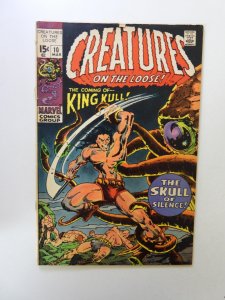 Creatures on the Loose #10 (1971) VG condition top staple detached from cover