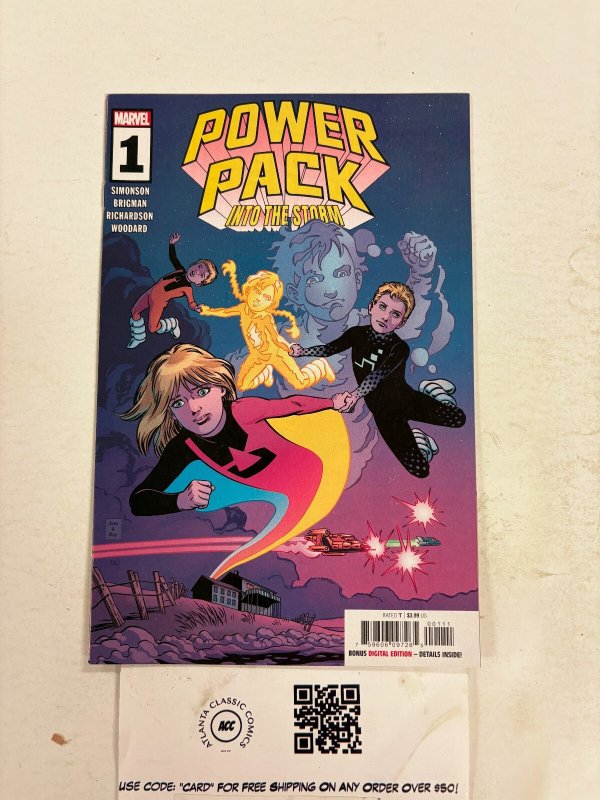 Power Pack Into the Storm 31 NM Marvel Comic Books Simonson Brigman 8 HH73
