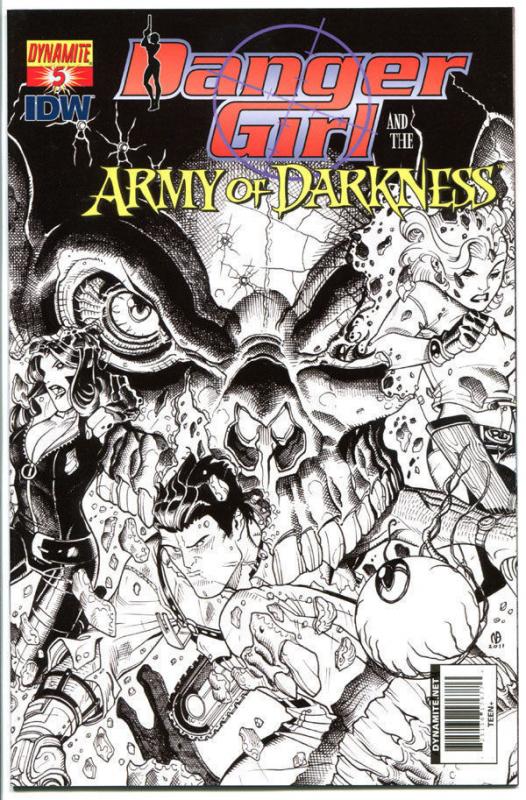 DANGER GIRL / ARMY OF DARKNESS #5, VF/NM, Variant, 2011, more AOD in store