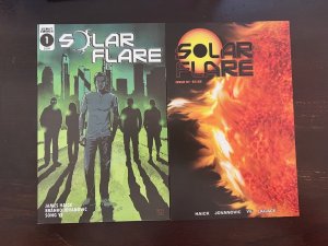 Solar Flare #1 2017 + Kickbuster variant Scout Comics NM 9.4