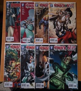 Number of the Beast 1-8 Complete Set Run! ~ NEAR MINT NM ~ 2008 WildStorm Comics
