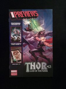 Marvel Previews Thor God of Thunder #13  MARVEL Comics 2013 VF+
