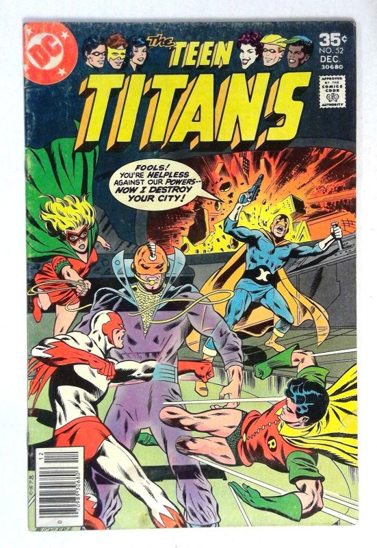 Teen Titans #52 Robin Hawk Dove DC (1977) VG