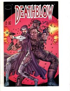 Lot Of 14 Deathblow Image Comic Books # 0 1 2 3 4 5 (2) 6 7 8 9 10 11 12  CR30