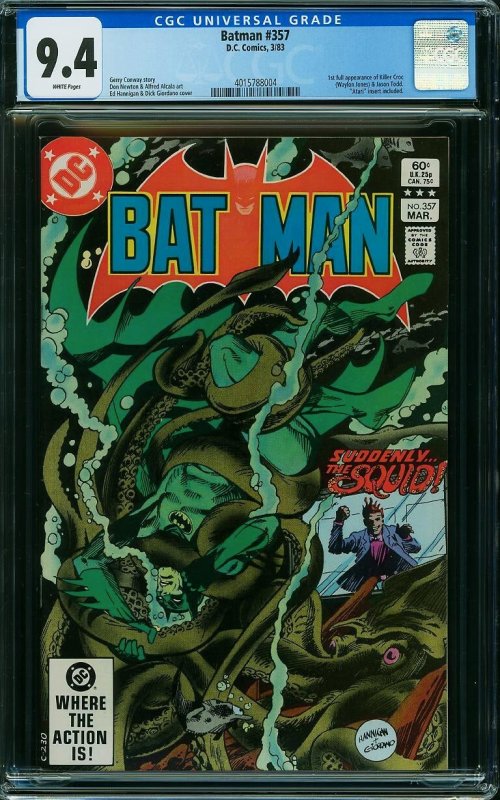 Batman #357 (March 1983, DC) CGC 9.4