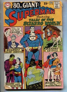 SUPERMAN #202--comic book--1967--DC--80 page giant--BIZARRO