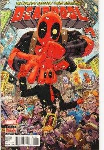 Deadpool #1 - Tony Moore Cover Art - 2016 (High Grade)