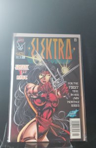 Elektra #1 Newsstand Edition (1996) Elektra 