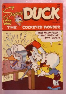 SUPER DUCK #18 1948 AL FAGALY COVER-VIOLENT STORIES-FN FN-