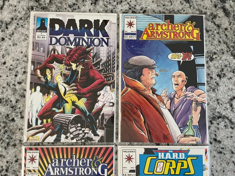 4 Comics Hard Corps # 1 + Archer & Armstrong # 11 12 + Dark Dominion # 1 NM J997