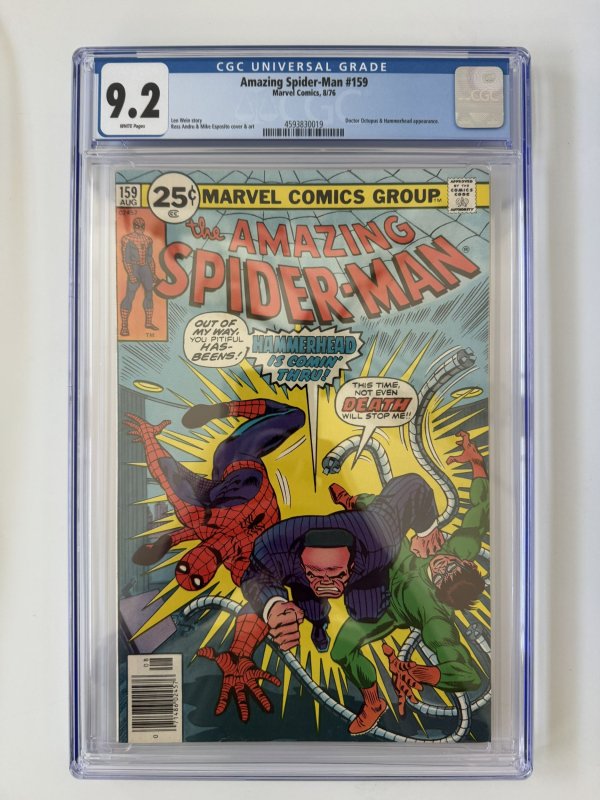 Amazing Spider-Man #159 CGC  9.2 -- Marvel (1976)