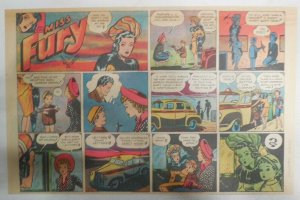 Miss Fury Sunday #215 by Tarpe Mills 5/20/1945 Size: 11 x 15  Very Rare Year #5