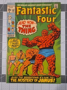 Fantastic Four #107?1st App Janus?2nd App Annihilus?Thing Transforms To Human