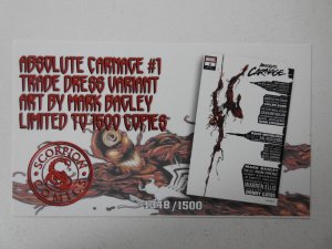 Absolute Carnage #1 Scorpion Comics Exclusive LDT 1500 Copies