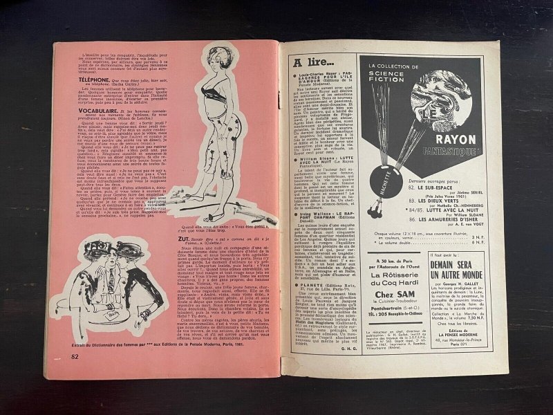 V Magazine hiver 62 1962 Barbarella cover? VG- 3.5