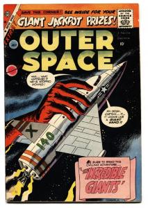 OUTER SPACE #23 1959-CHARLTON-RETRO ROCKET-FLYING SAUCERS-VG