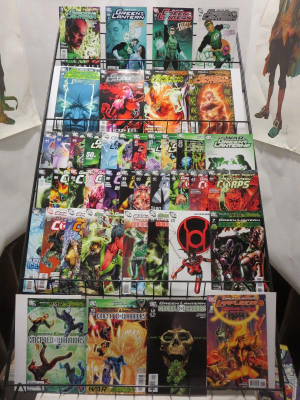 Green Lantern Lot of 43 DC Comics Books 2008-2014 VF/+ Blackest Sinestro Corps