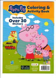 PEPPA PIG | COLORING & ACTIVITY BOOK W/STICKERS (2025) NEW UNUSED