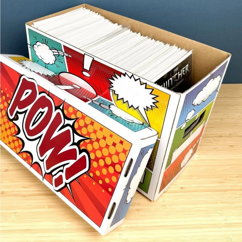 Short Comic Box - Art - Pow Pack of 5