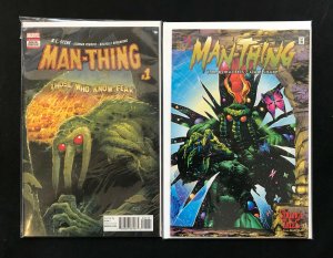 MAN-THING 2PC LOT (VF) 2 #1S!! 2017