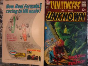 CHALLENGERS OF THE UNKNOWN covers only #66, 68-69, 71-73 (1969-1970) DC Comics