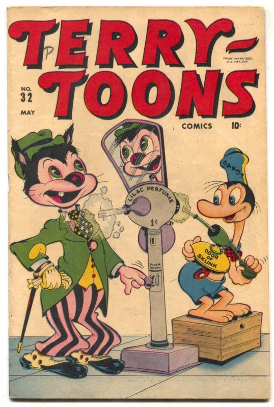 Terry-Toons #32 1945- Timely Funny Animal comic FN+