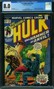 The Incredible Hulk #182 (1974) CGC Graded 8.0