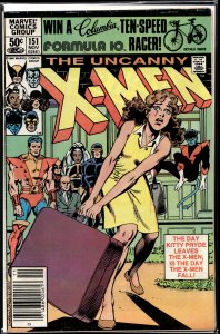 The Uncanny X-Men #151 Newsstand Edition (1981) X-Men