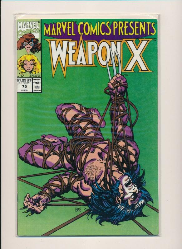 Marvel Comics WEAPON X #75 1991 VERY FINE (PF593) 