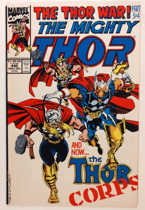 The Mighty Thor #440 (7.0, 1991)