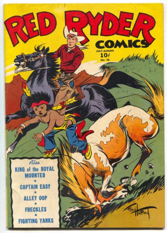 Red Ryder Comics #26 1945- Captain Easy- Alley Oop FN