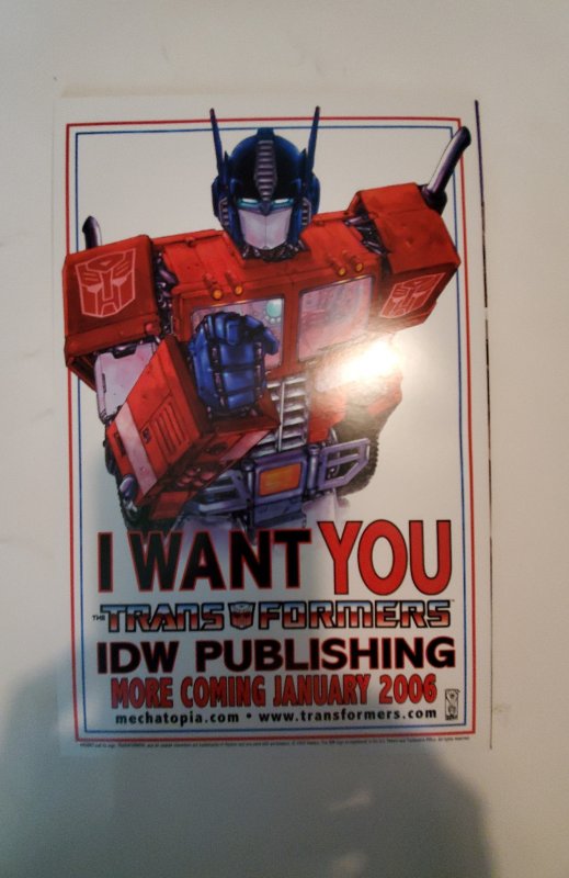 Transformers: Infiltration #0 (2005) NM IDW Comic Book J738