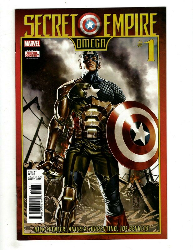 13 Secret Empire Marvel Comics # 0 0 1 2 3 4 5 6 7 8 9 10 Omega # 1 Thor HR5