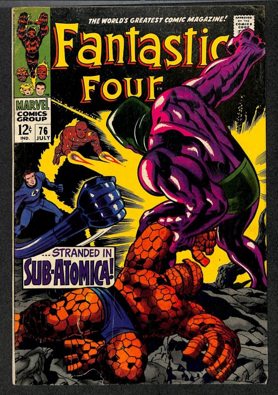 Fantastic Four #76 VG/FN 5.0 Silver Surfer Galactus! Marvel Comics