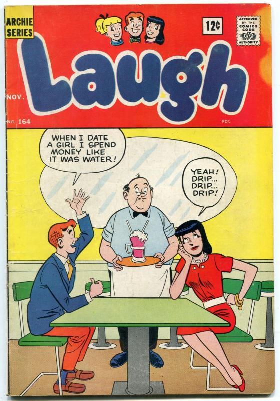 Laugh Comics #164 1964- Archie- Betty- Veronica DeCarlo Josie VG