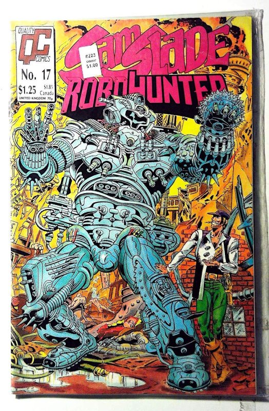 Sam Slade Robohunter #17 (1988) Quality Comics 1st Print Comic Book