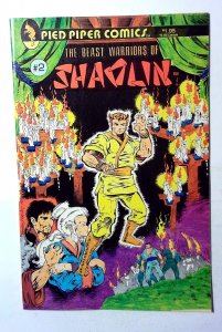 Beast Warriors Of Shaolin #2 (1987) Pied Piper 1st Print Comic Book