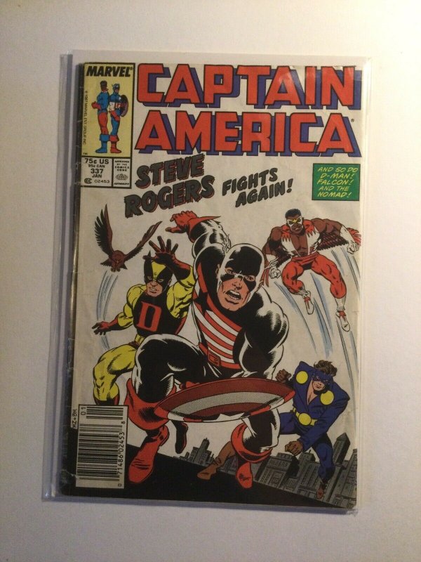  Captain America 337 Very Good 4.0 Marvel 