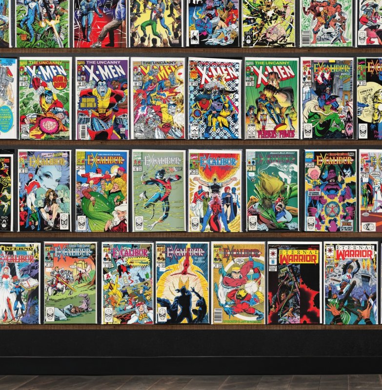 Huge Lot 140+ Comics with Excalibur, The Uncanny X-Men, Eternal Warrior & More!