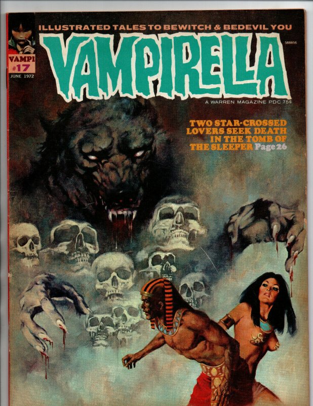 Vampirella #17 - Horror Magazine - Warren - 1972 - VF 
