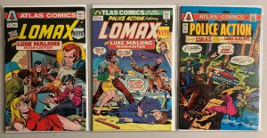 Police Action set #1-3 Atlas / Seaboard (average 6.0 FN) (1975)