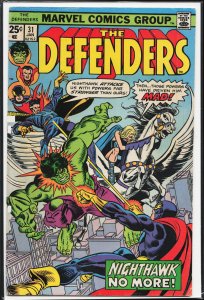 The Defenders #31 (1976) The Defenders