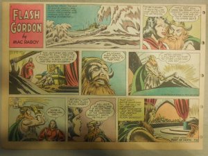 Flash Gordon Sunday Page by Mac Raboy from 7/8/1956 Half Page Size